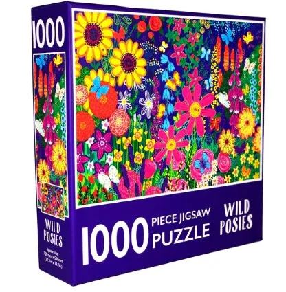 1000-Piece Jigsaw Puzzle, Wild Posies