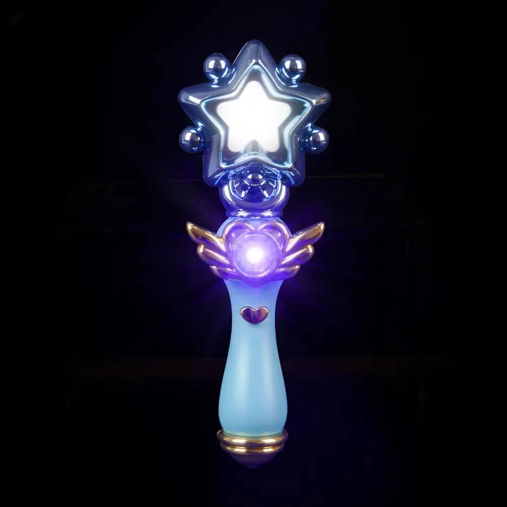 8" Light Up Magic Star Wand