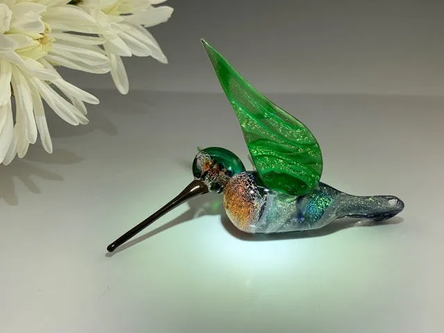 Anna's Dichroic Hummingbird with Infused Ash