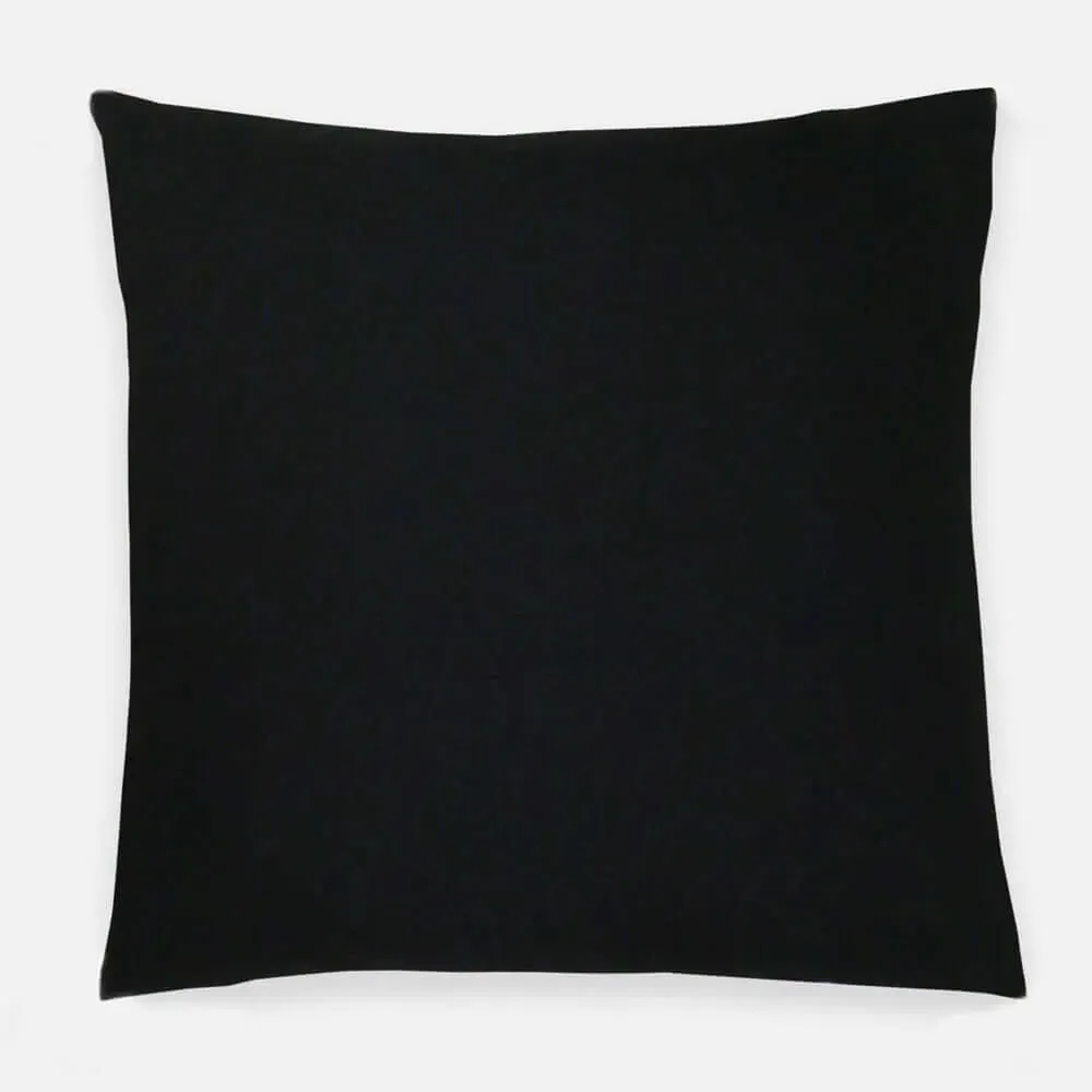 Arrow-Stitch Throw Pillow / Charcoal