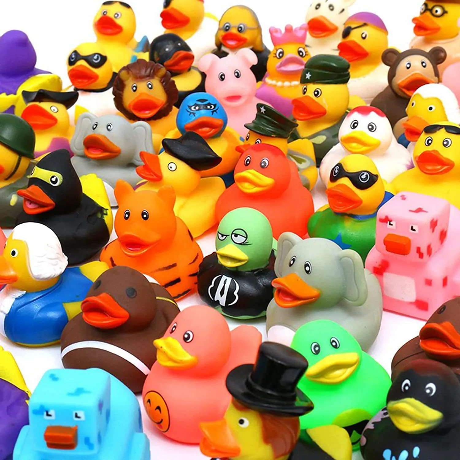 Assorted Rubber Ducks Toy Duckies for Kids and Toddlers