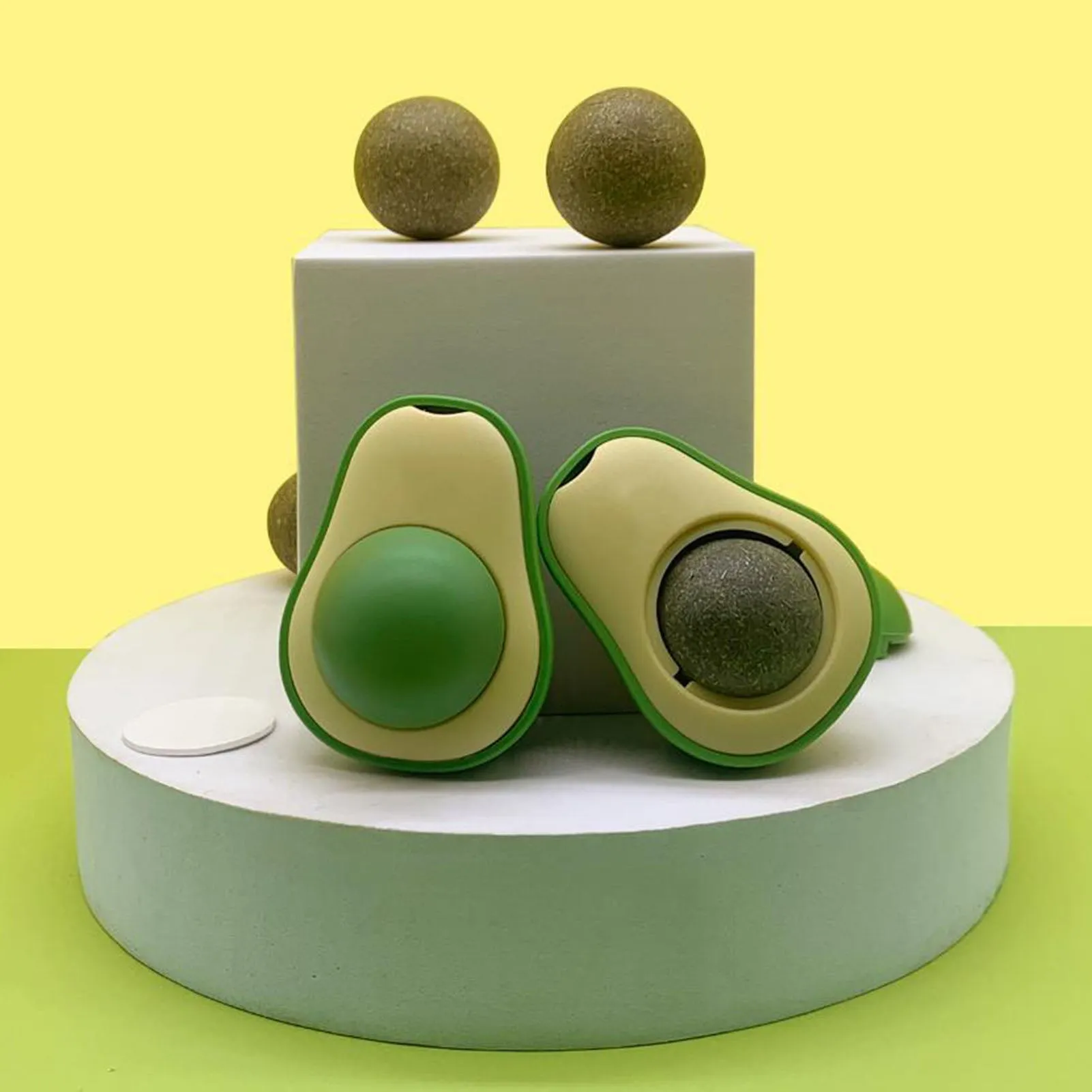 Avocado Catnip Wall Toy for Feline Fun