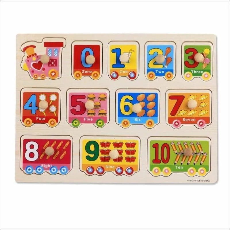 Baby Toys Montessori Wooden Toys Puzzle