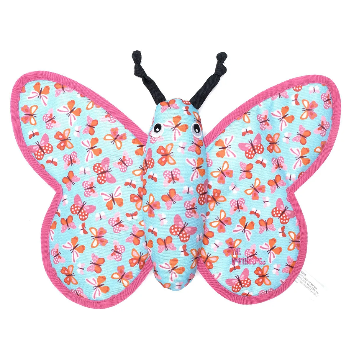 Butterfly Tough Animal Dog Toy