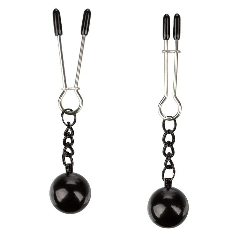 Calexotics Nipple Grips Weighted Tweezer Nipple Clamps