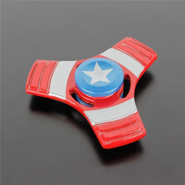 Captain America Ironman EDC Spinner Super Hero Iron Man