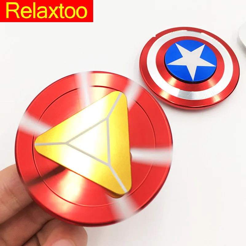 Captain America Ironman EDC Spinner Super Hero Iron Man