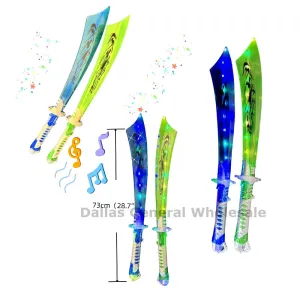 Carnival Toy Musical Light Up Swords Wholesale