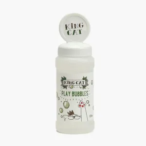 Catnip-Infused Bubbles for Stimulating Play and Exercise