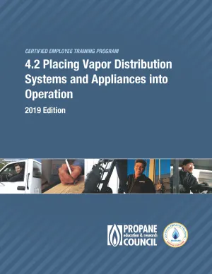 CETP 4.2 Placing Vapor Distribution Systems and Appliances into Operation