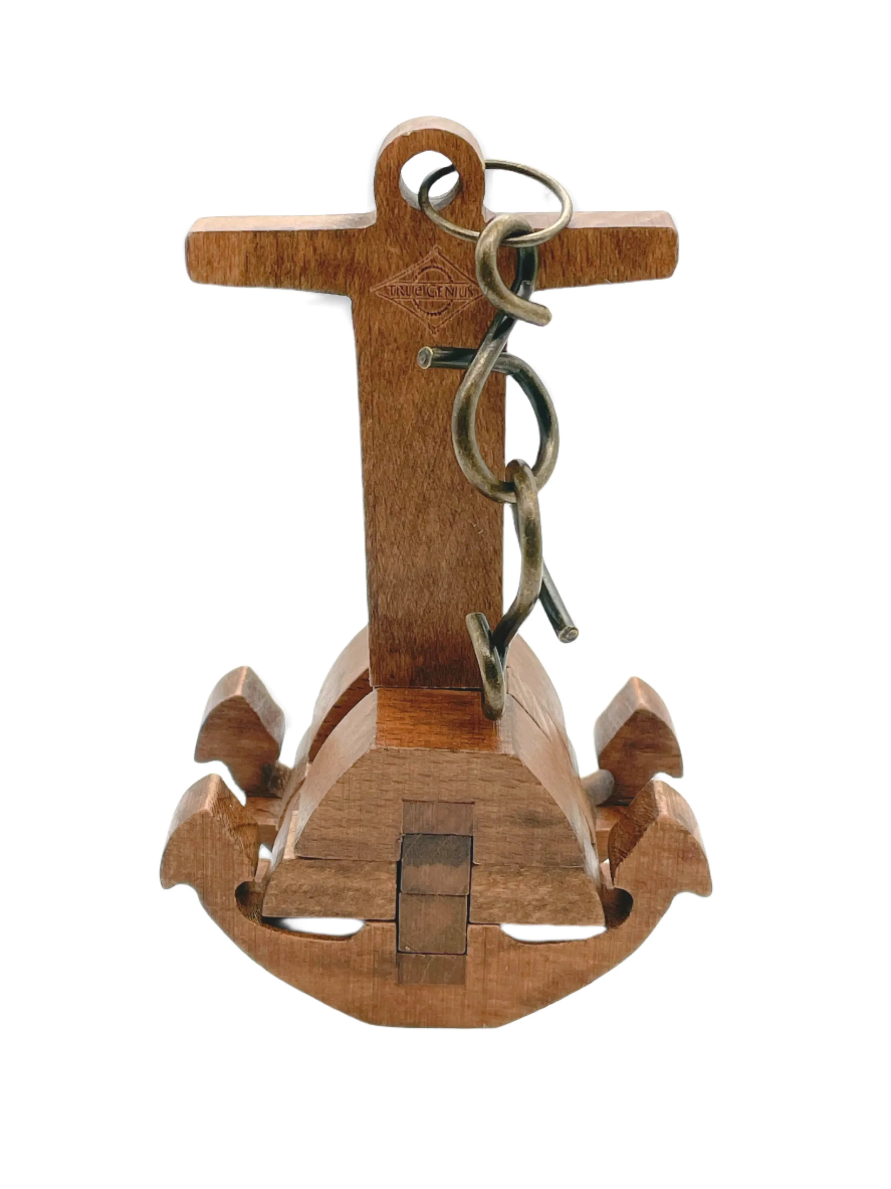 Chain and Anchor Wooden Puzzle