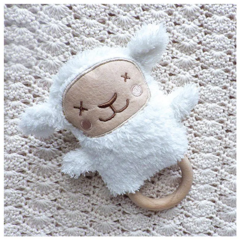 Ding A Ring Teether Rattle - Sheryl Sheep