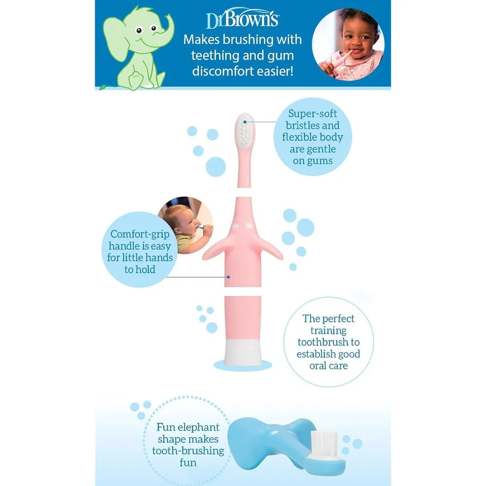 Dr. Brown's Infant-Toddler Toothbrush and Toothpaste Set