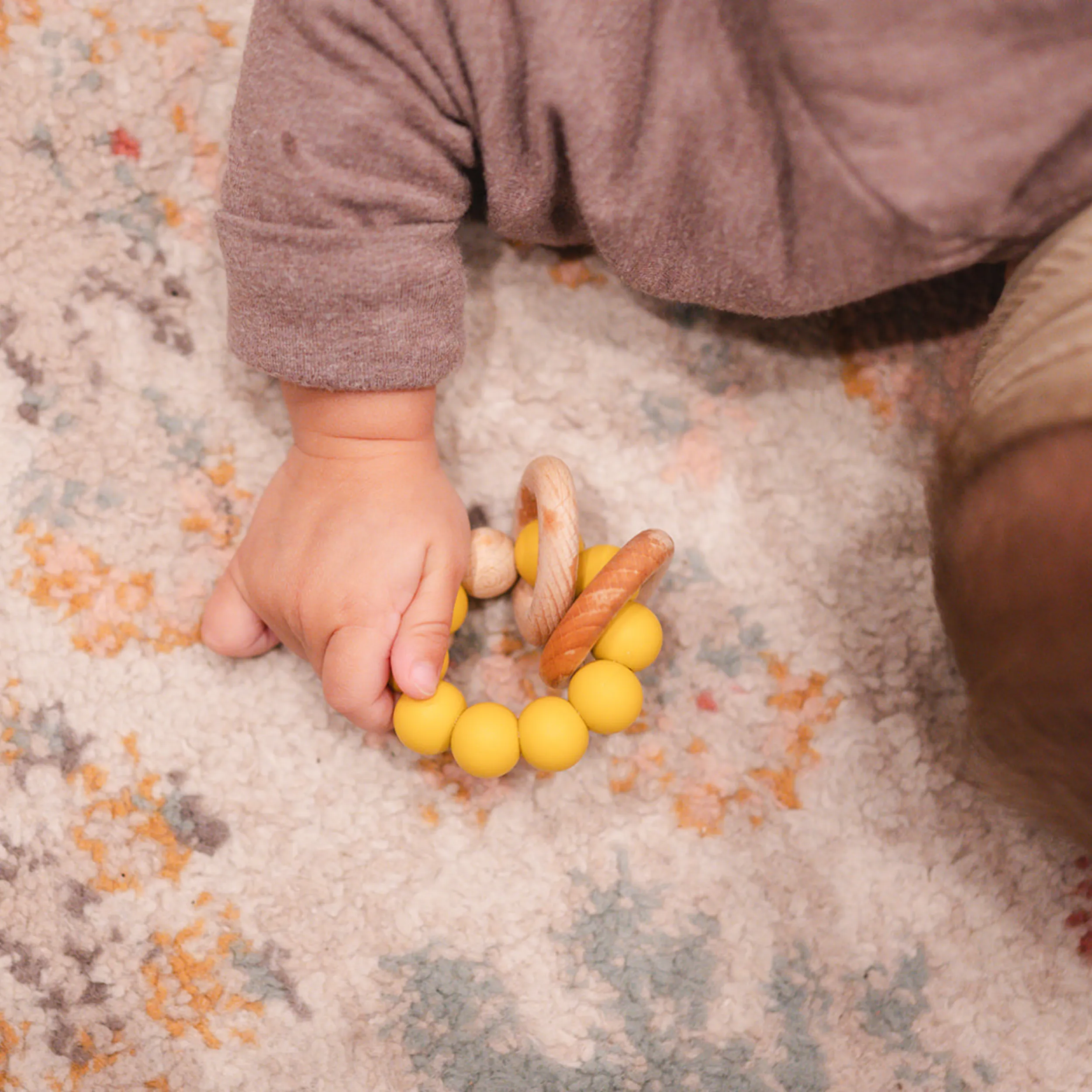 Duck Egg Blue Teething Ring