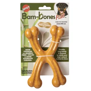 Ethical Bambone Plus Double Wishbone Peanut Butter Toy For Dog (7")