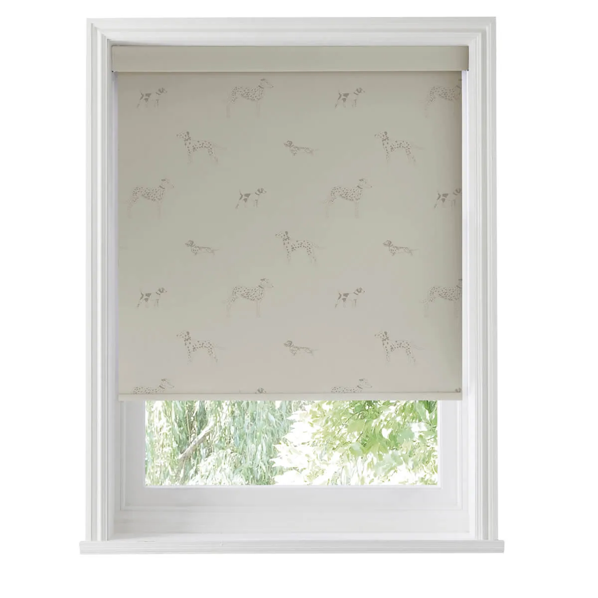 Fetch Warm Grey Roller Blind Sample