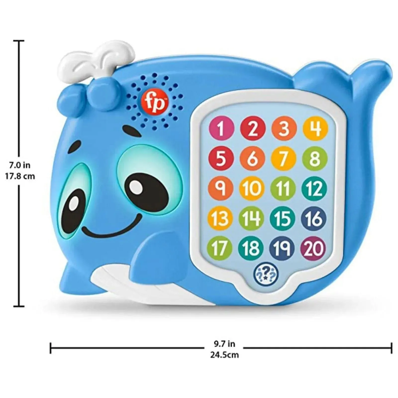 Fisher-Price Linkamals 1-20 Count & Quiz Whale