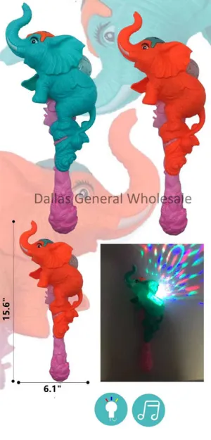 Flashing Light Up Toy Elephant Wands Wholesale