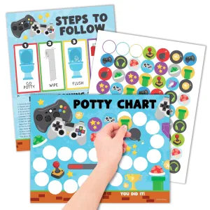 Gaming Potty Training Chart | Sticker Charts | Early Education