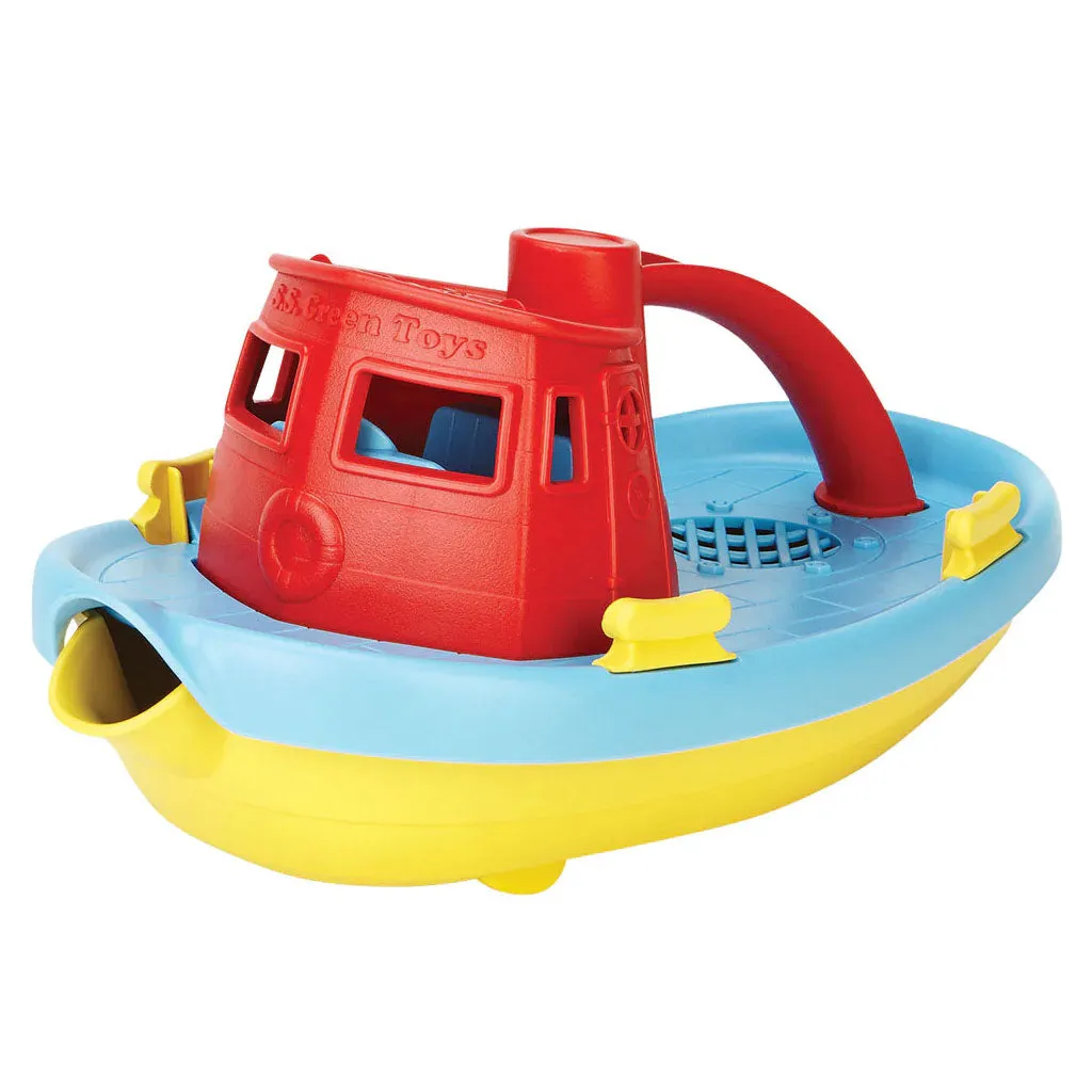 Green Toys Tugboat (Red Top)