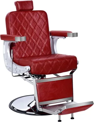 Heavy Duty Metal Vintage Barber Chair All Purpose Recline