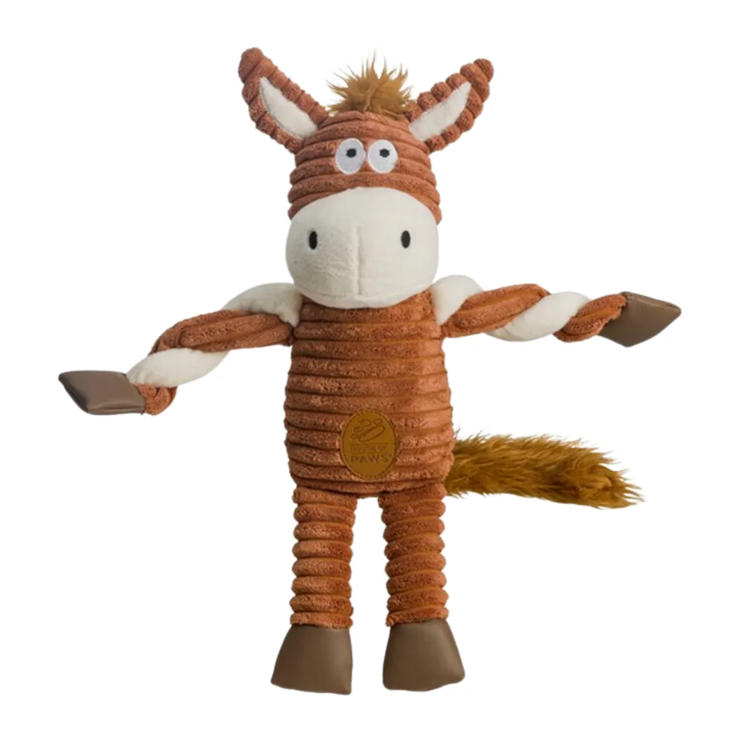 Horse Jumbo Cord Plush Tug Toy