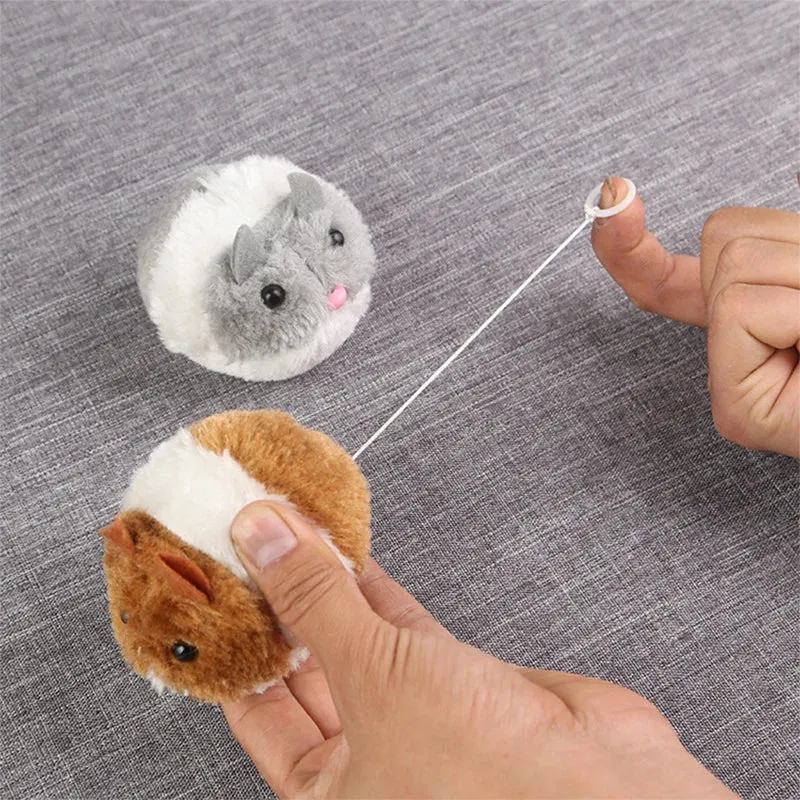 Interactive Plush Mouse Cat Toy