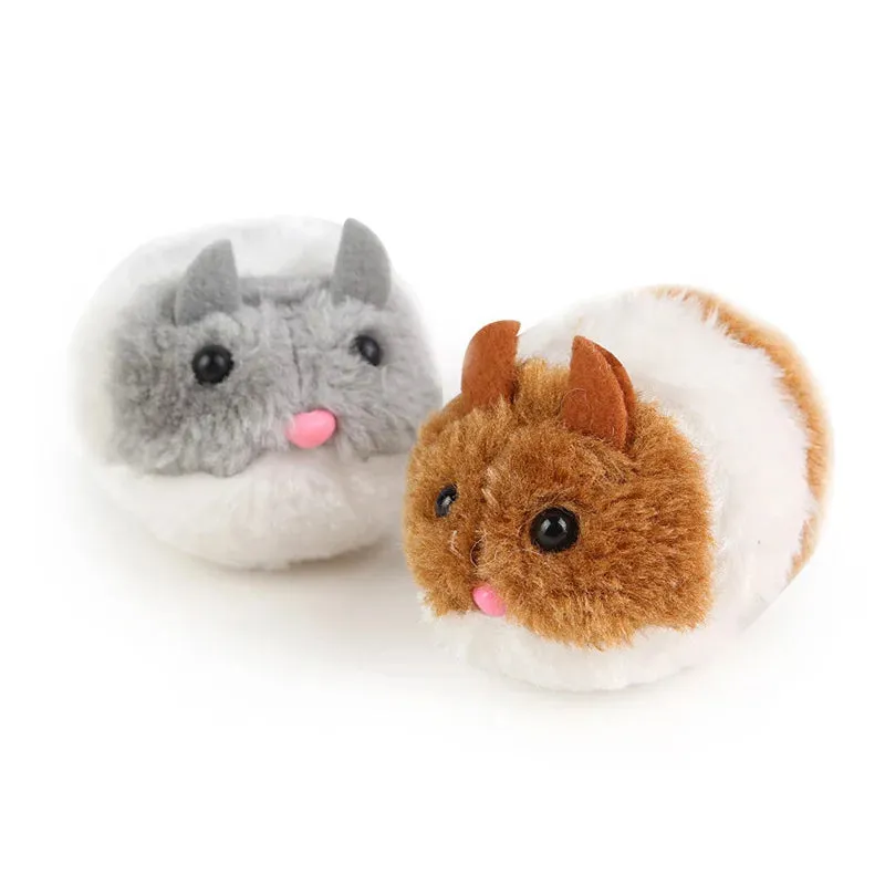 Interactive Plush Mouse Cat Toy