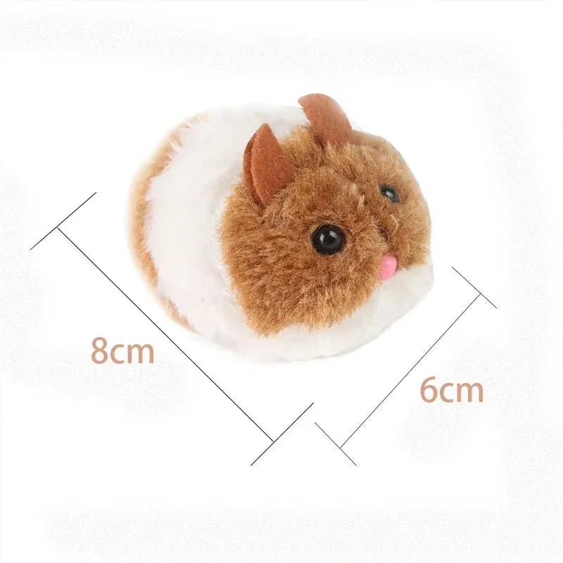 Interactive Plush Mouse Cat Toy