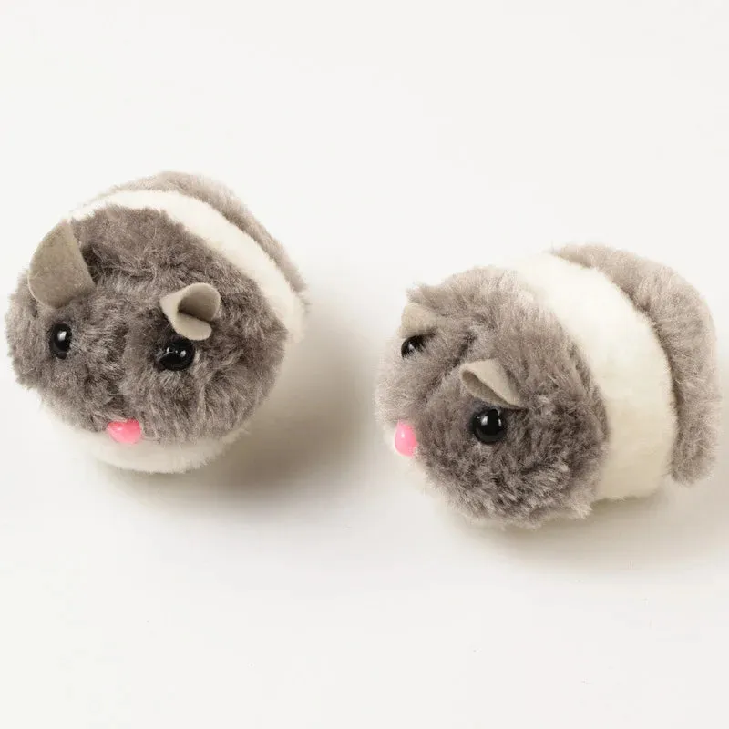 Interactive Plush Mouse Cat Toy