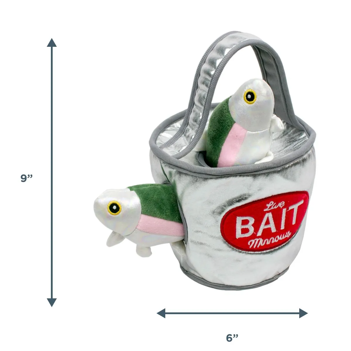 Interactive Squeaky Dog Toy: Bait Bucket Reward Puzzle