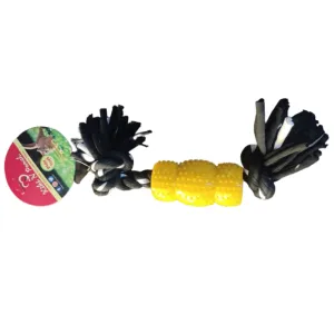 Kiki N Pooch Rope Toy for Dogs (Yellow)