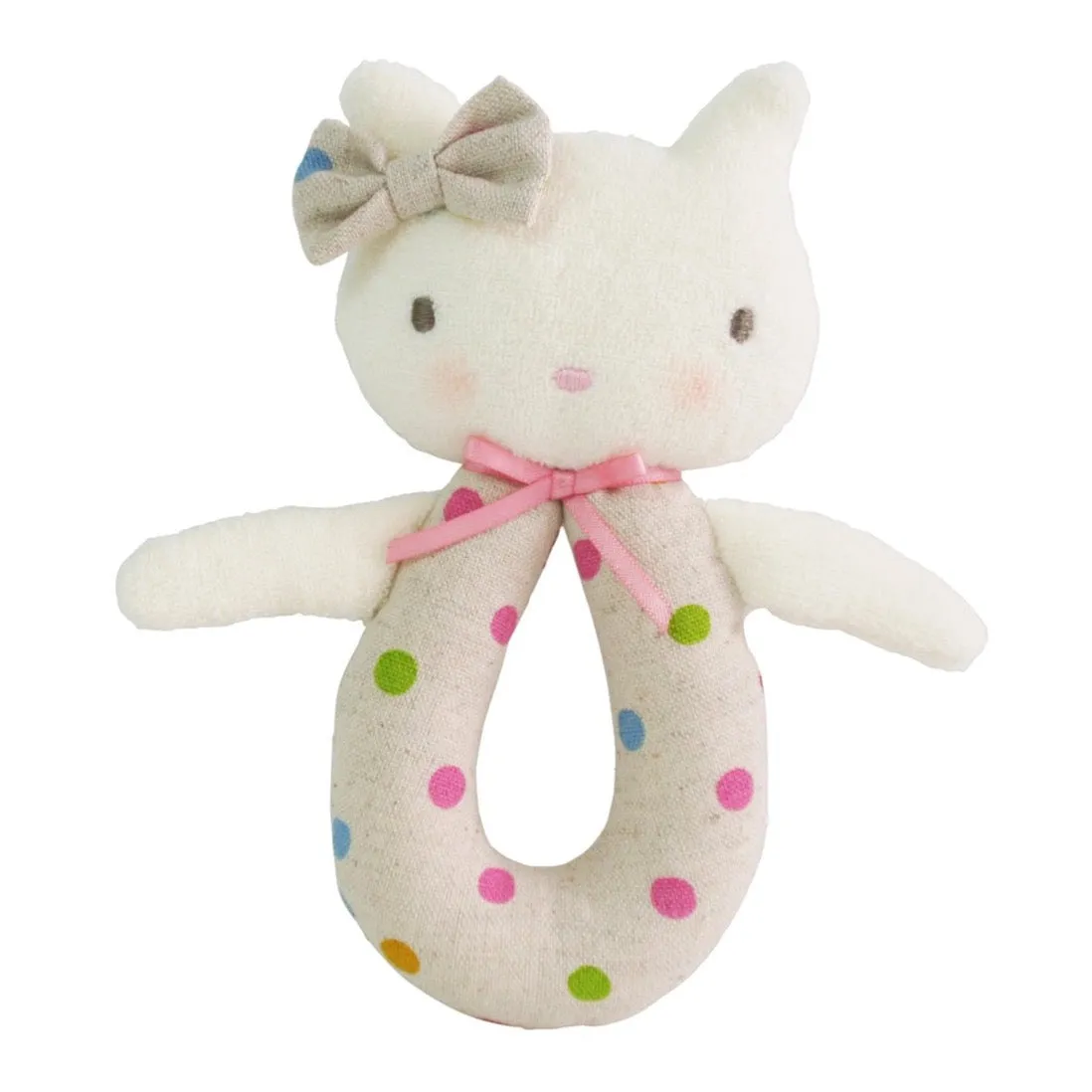 Kitty Grab Rattle Gelati Spot Newborn Baby Shower Gift Idea