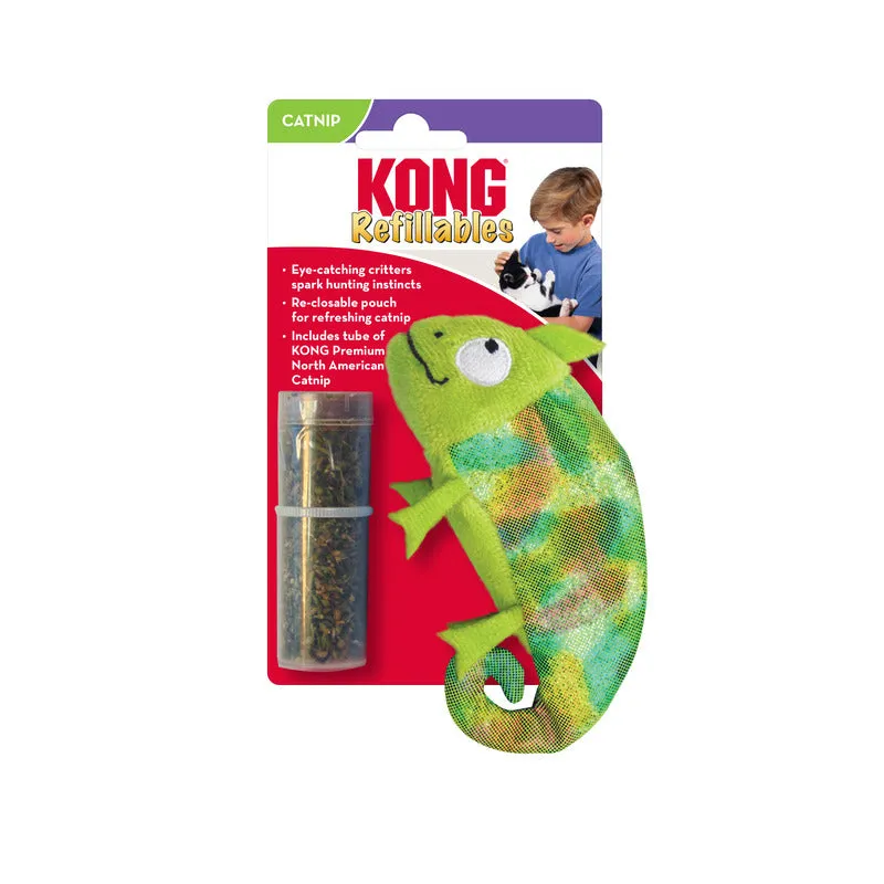 KONG Cat Toy Refillables Chameleon