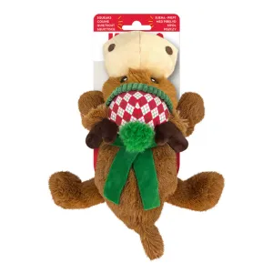 KONG Holiday Cozie Reinder Plush Dog Toy, Medium