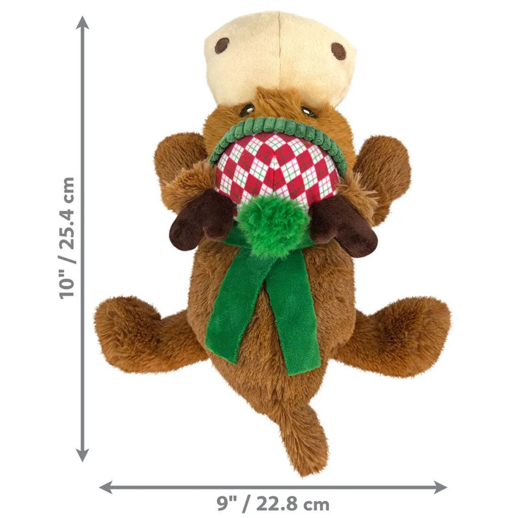 KONG Holiday Cozie Reinder Plush Dog Toy, Medium