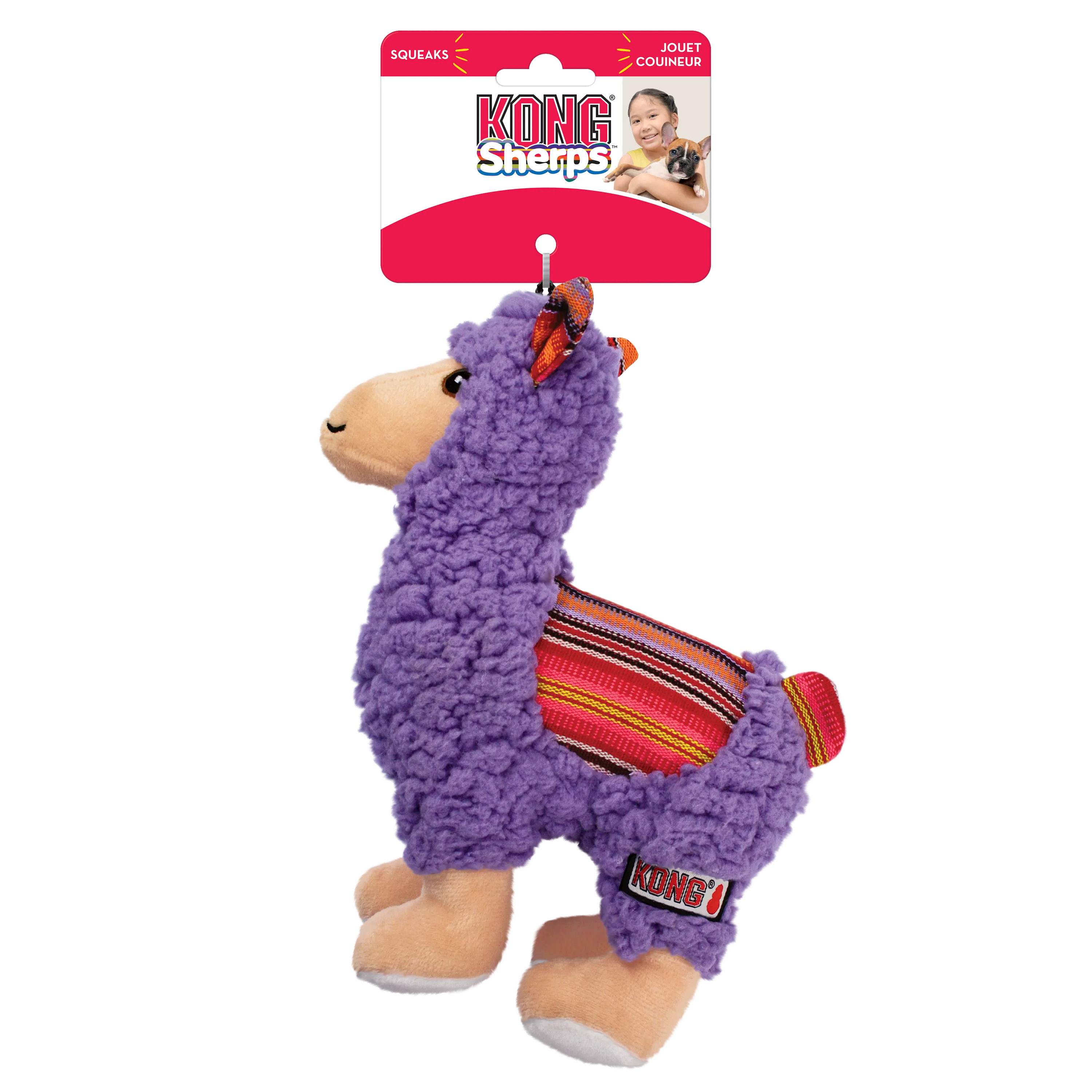 Kong Medium Sherps Llama, Dog Toy