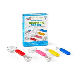 Learning Resources Rainbow Fraction Measuring Spoons