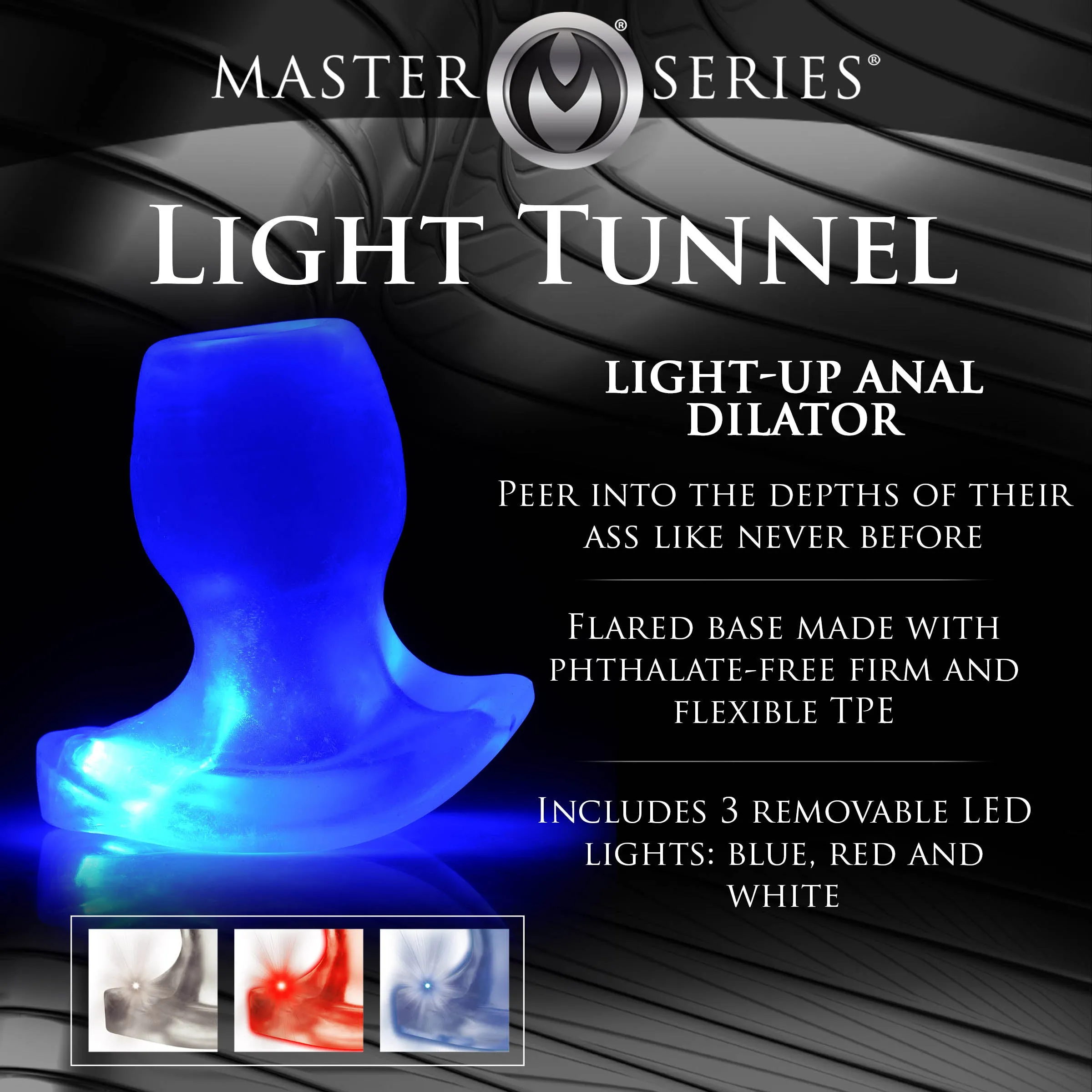 Light-Tunnel Light-Up Anal Dilator - Large