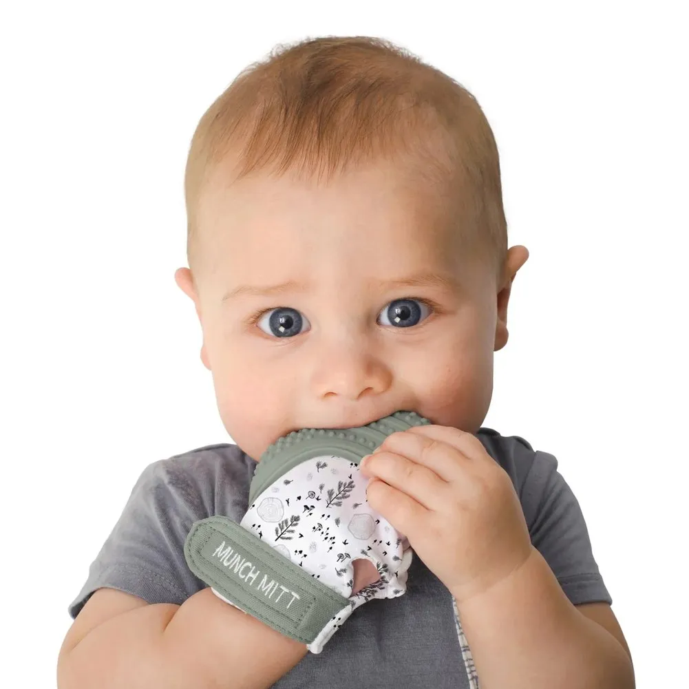 Malarkey Kids Munch Mitt Teething Mitt - Sage Woods