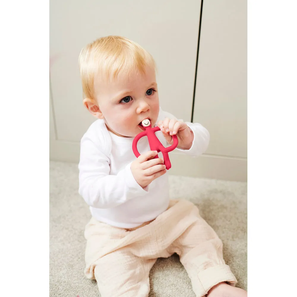 Matchstick Monkey Teething Toy - Pink