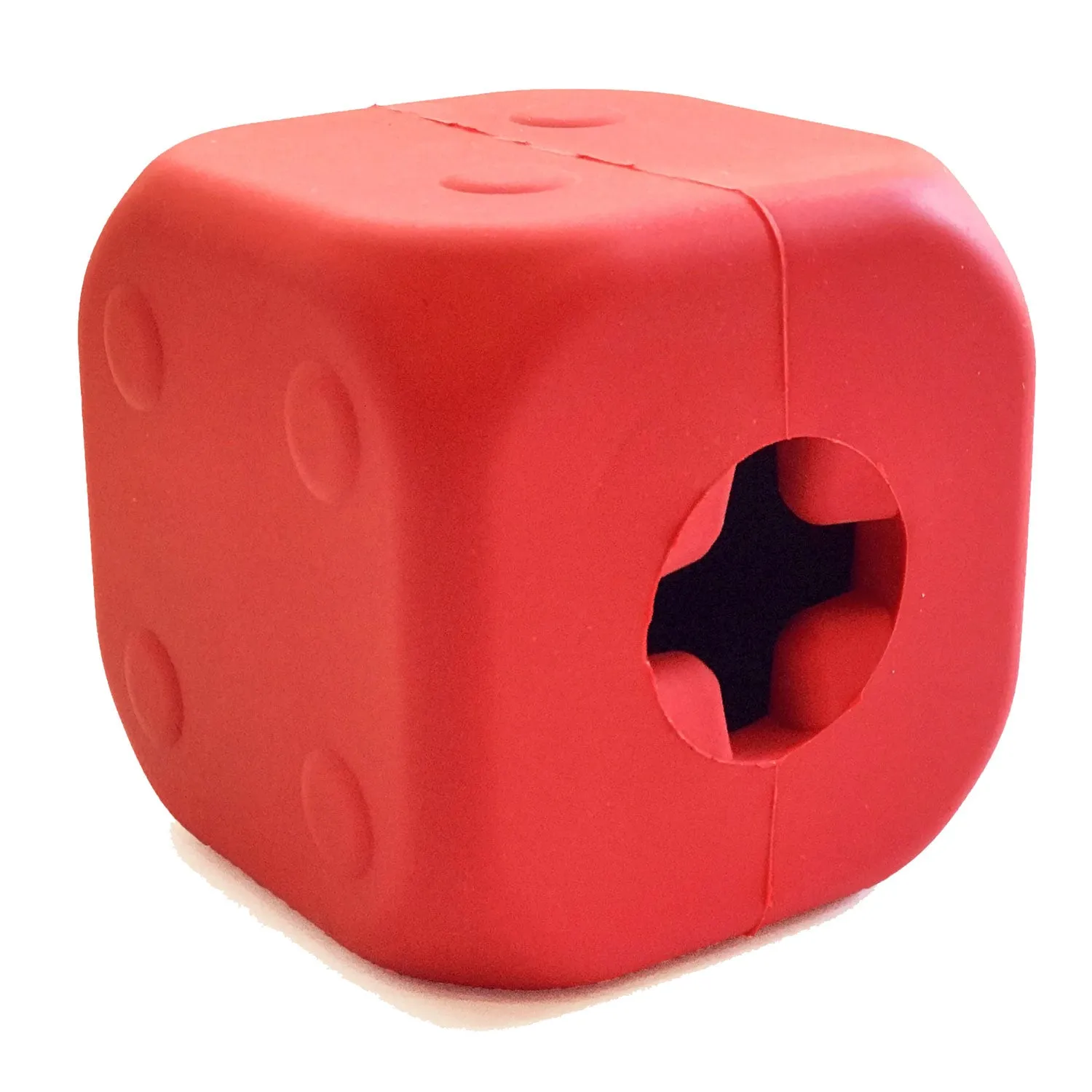 MKB Dice Toy Durable Rubber Chew Toy & Treat Dispenser