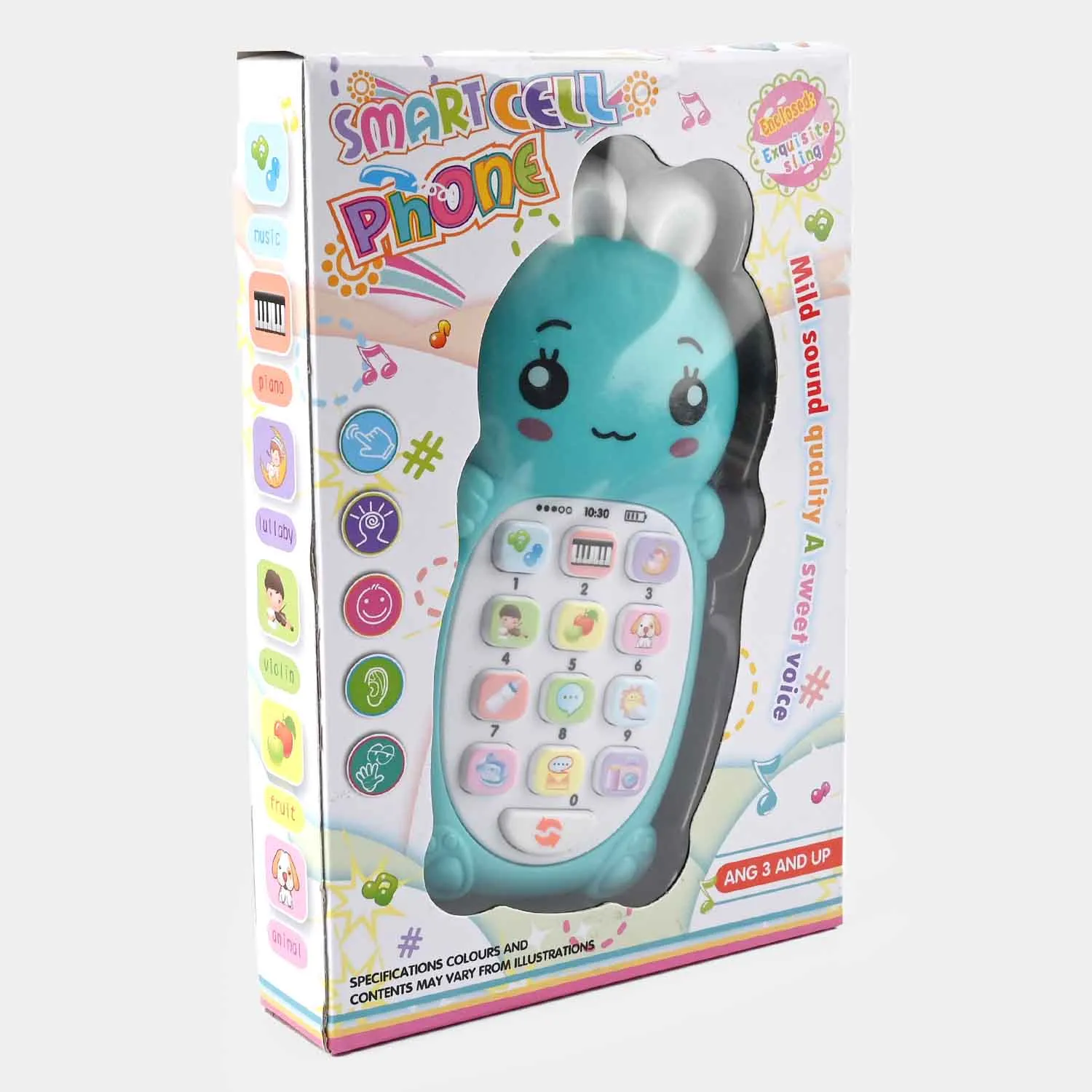 Mobile Phone Toy with Light and Sound