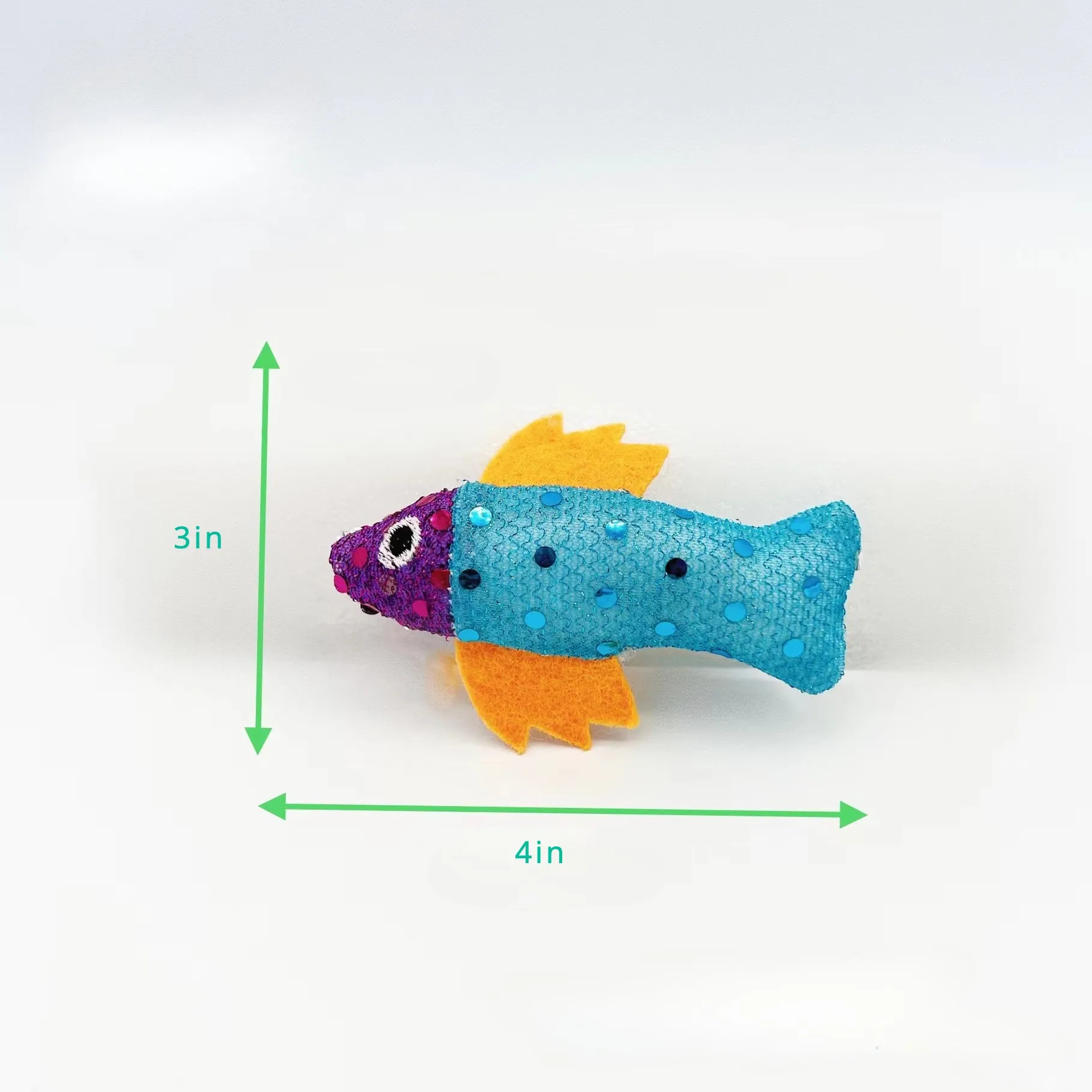 Moo - Fish Shape Cat Toy