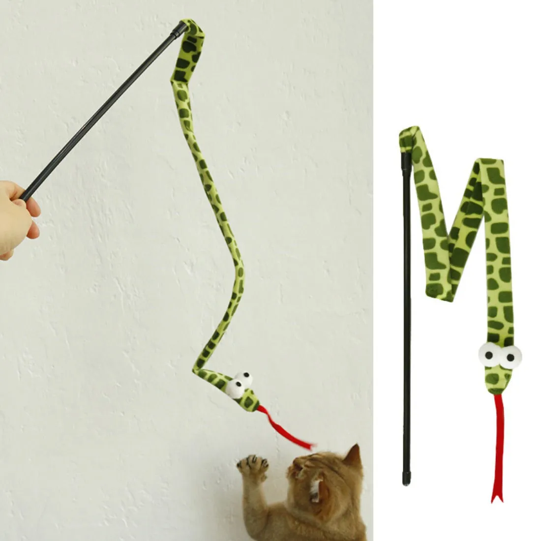 Moo - Snake-Shaped Sound Cat Toy