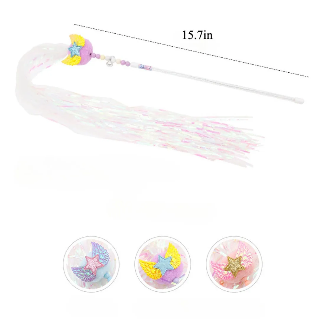 Moo - Tassel Wand Cat Toy