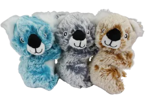 Multipet Mini Pet Koala 5-Inch, Assorted Colors, Dog Toy