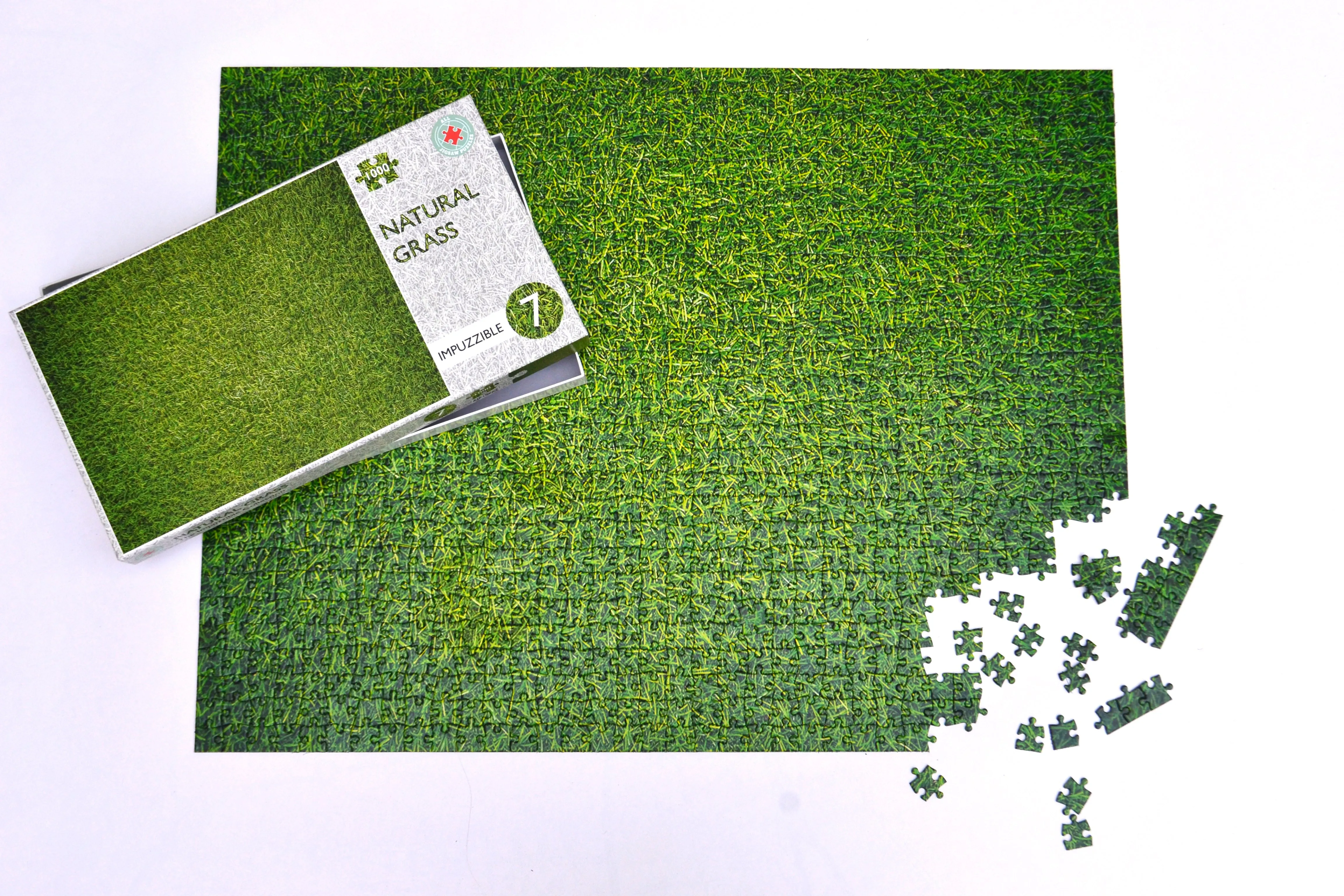 Natural Grass - Impuzzible No.7 - 1000 or 500 Piece Jigsaw Puzzle