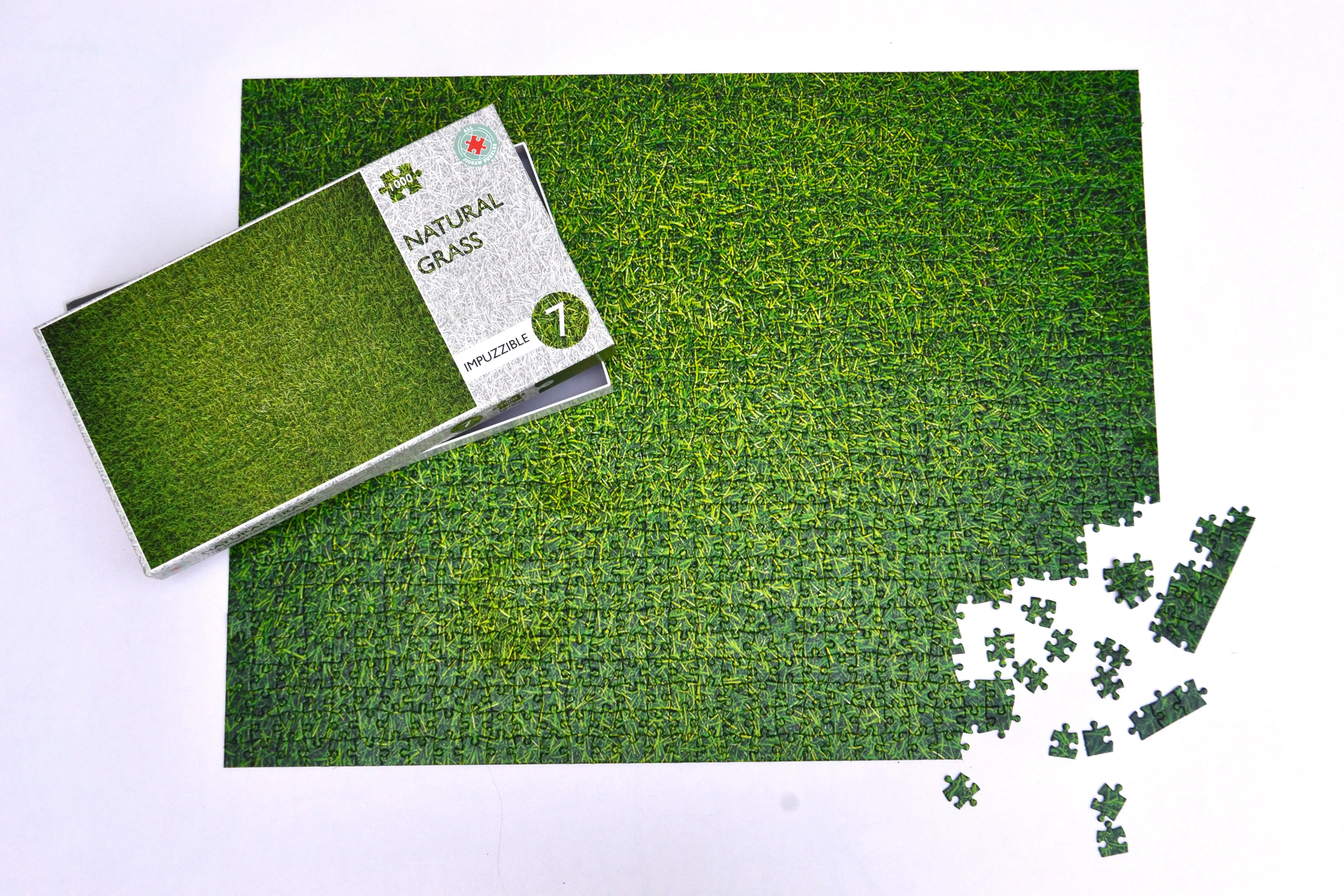 Natural Grass - Impuzzible No.7 - 1000 or 500 Piece Jigsaw Puzzle