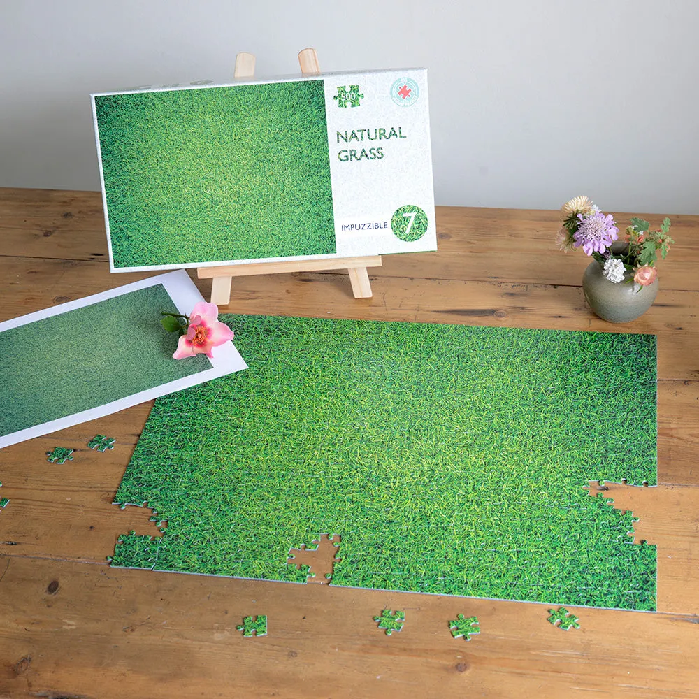 Natural Grass - Impuzzible No.7 - 1000 or 500 Piece Jigsaw Puzzle